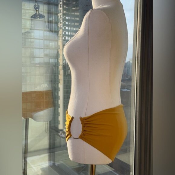 🆕 CHRISTOPHER ESBER 🧿 NWOT U Prong Swim Brief, Mustard, Sz AU 10 US 6 - Picture 12 of 16